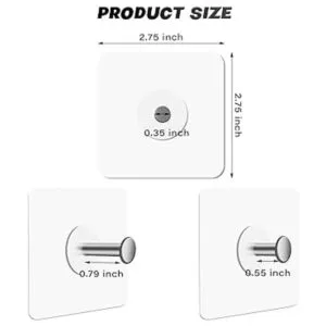 10 ganchos adhesivos de pared sin daños ganchos_2