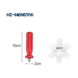 HZMONSTAR 4 cepillos de limpieza de aleta de condensador_3