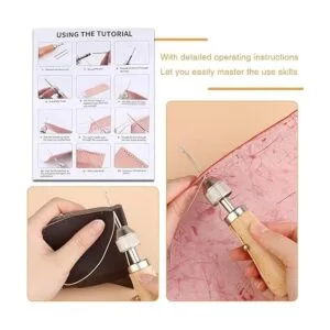 Yizzvb Paquete de 6 carretes de repuesto de hilo encerado_6