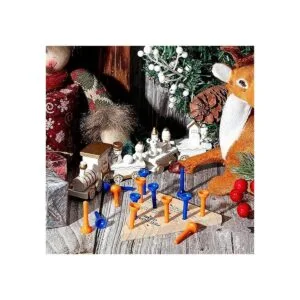 3 paquetes de juegos de clavijas triangulares de madera_7