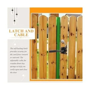 Pestillo de gravedad para puerta de autobloqueo de acero_6