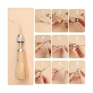 Yizzvb Paquete de 6 carretes de repuesto de hilo encerado_5