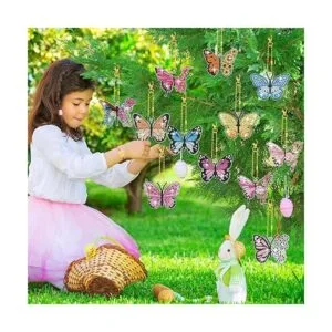 12 llaveros de pintura de diamantes de gnomo dulce 5D kit_6