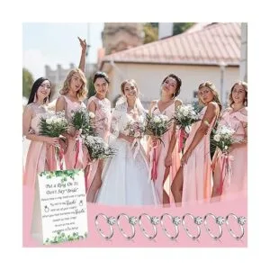 Juego de despedida de soltera con 50 anillos falsos_5