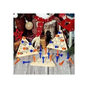 3 paquetes de juegos de clavijas triangulares de madera_6