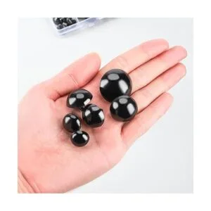 Ojos de seguridad negros grandes de 161.181 in para_3