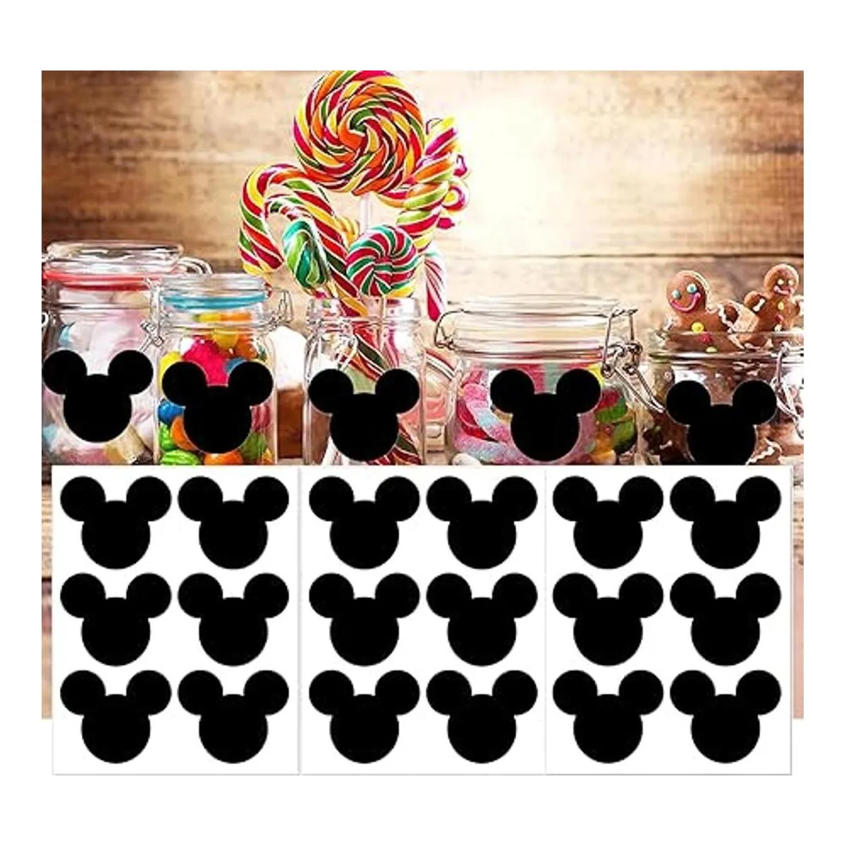 Pegatinas de vinilo pizarra de Mickey A Mouse de 2.97_4