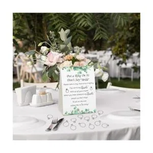 Juego de despedida de soltera con 50 anillos falsos_7