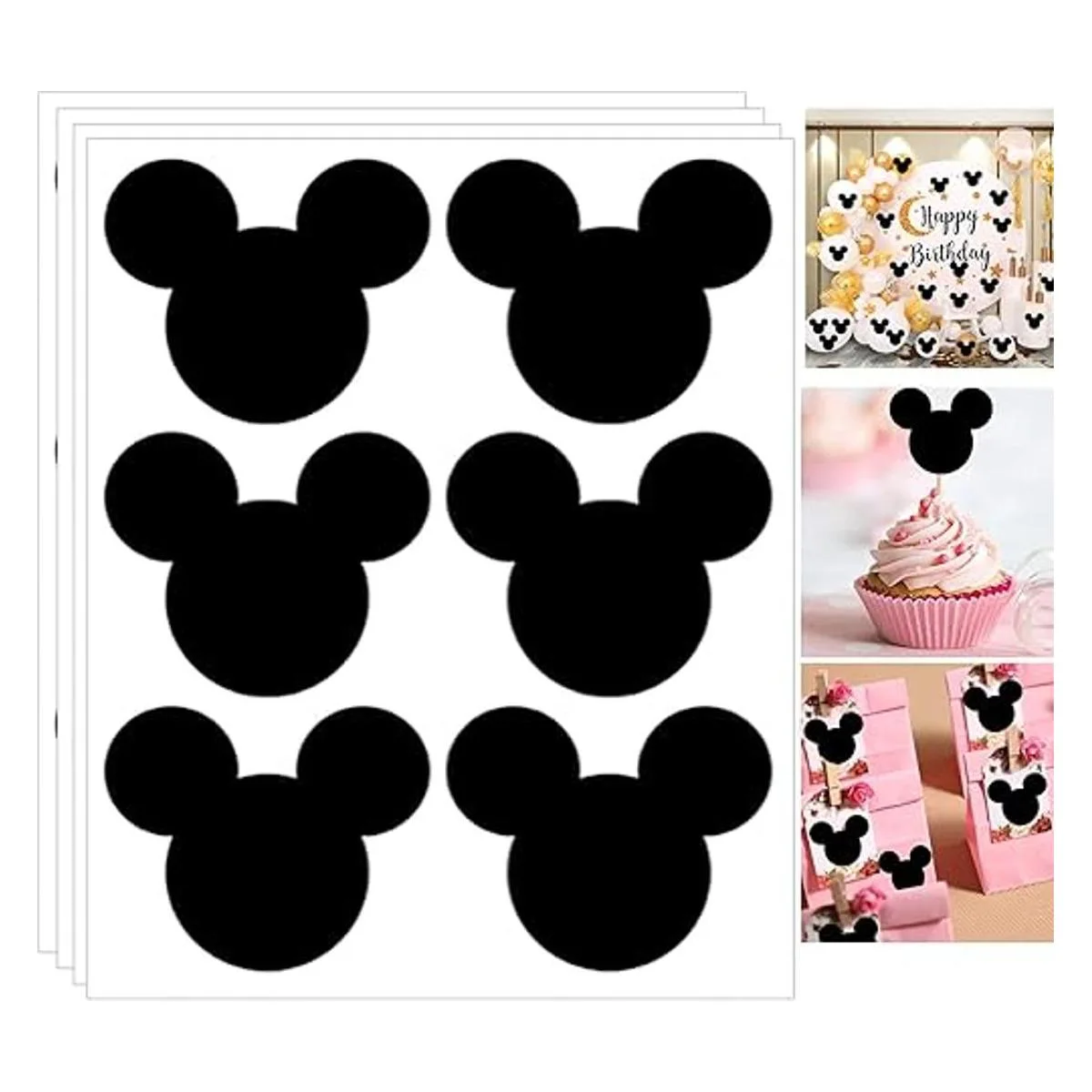 Pegatinas de vinilo pizarra de Mickey A Mouse de 2.97_1