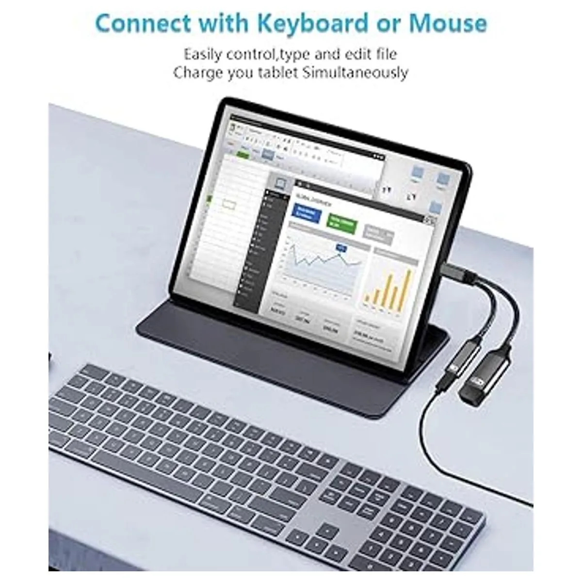 Adaptador USB C OTG USB C a USB hembra con PD 60W_5