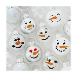 Plantillas de cara de muñeco de nieve de Navidad para_5