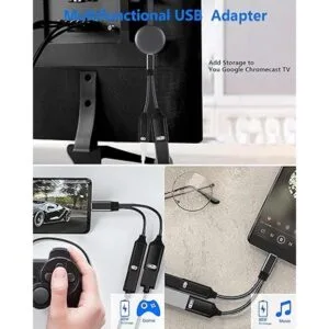 Adaptador USB C OTG USB C a USB hembra con PD 60W_6