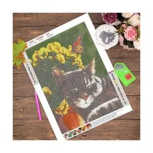 KEOOID Kits de pintura de diamantes de flores para adultos_3