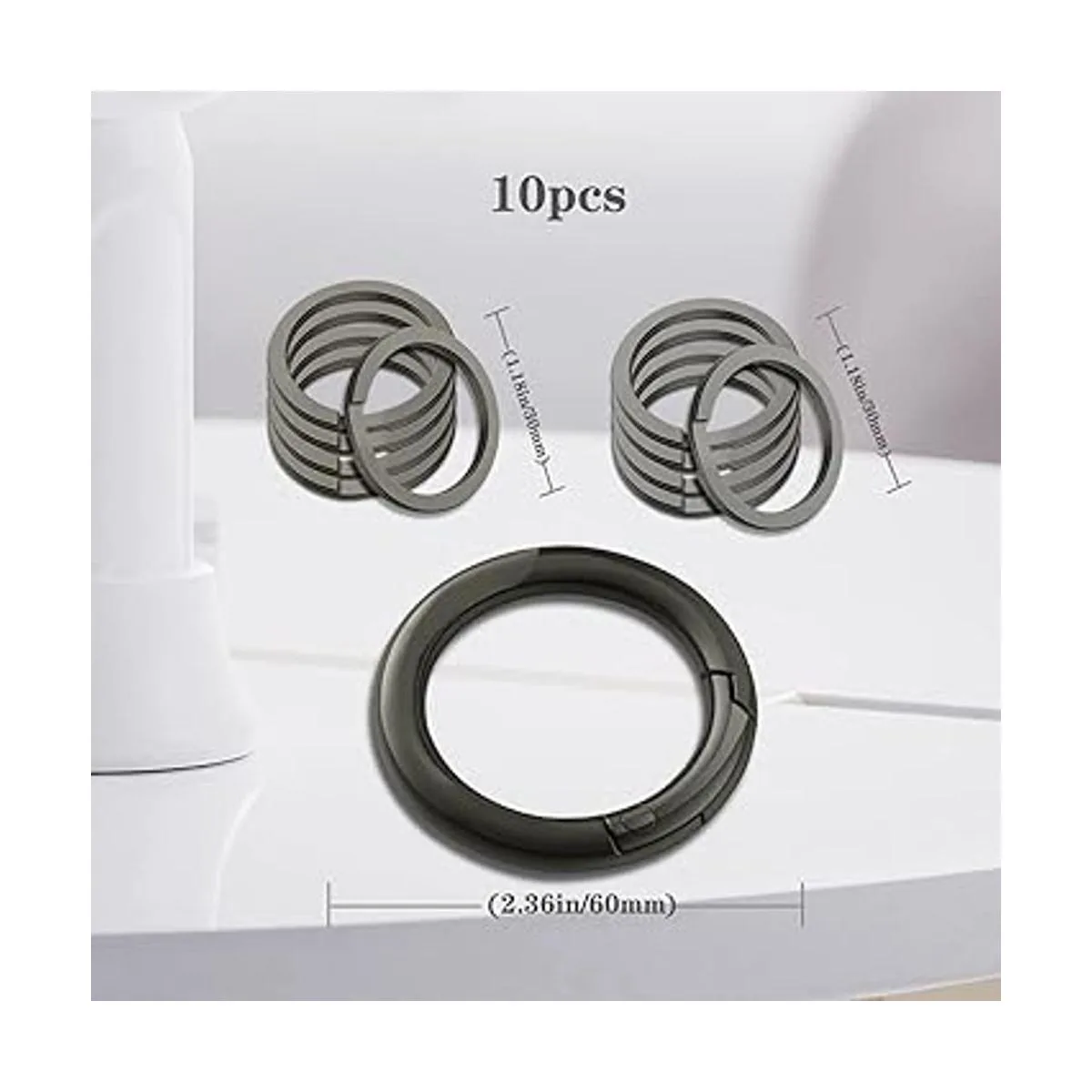 Idakekiy Llaveros a granel de 1.18 pulgadas1.181 in de_2