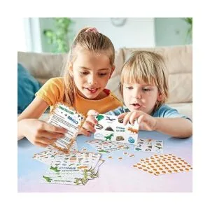 Juego de bingo de cumpleaños de dinosaurio de acuarela 24_6