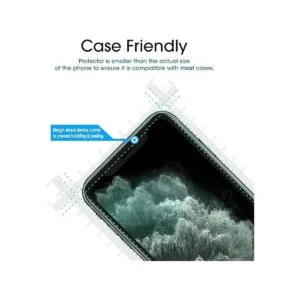 amFilm Paquete de 2 protectores de pantalla de vidrio_4