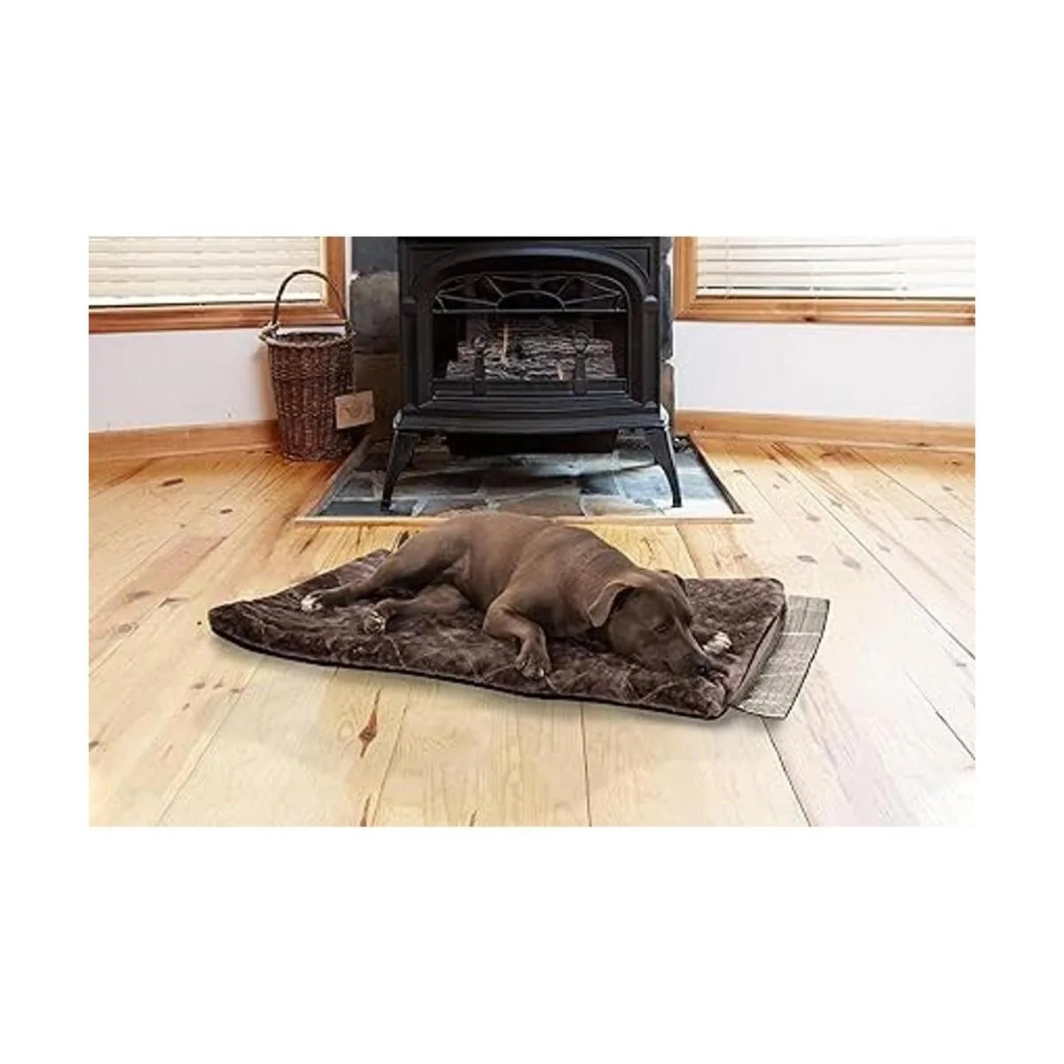 Furhaven Cama para perro resistente al moho malla_5