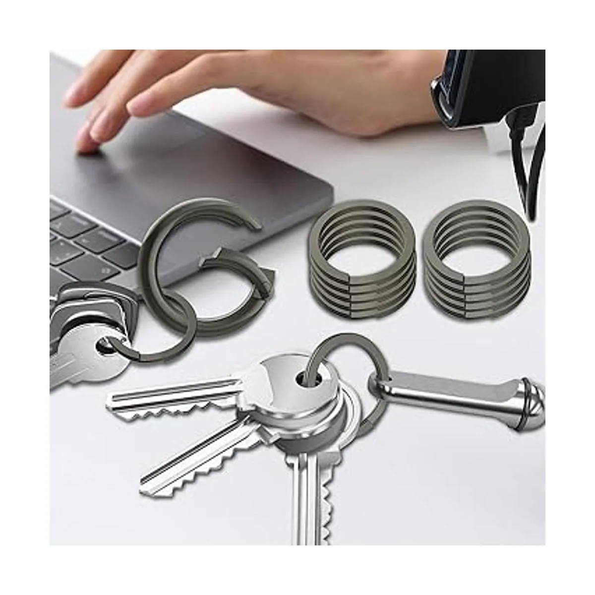 Idakekiy Llaveros a granel de 1.18 pulgadas1.181 in de_3