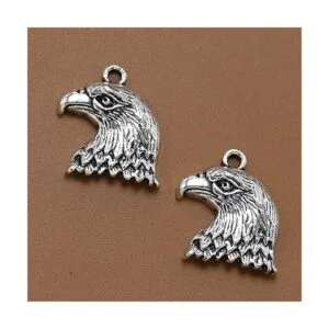 20pcs Delicada Aleación Cabeza guila Colgantes Encantos_5