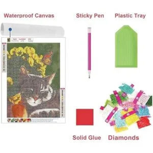 KEOOID Kits de pintura de diamantes de flores para adultos_6