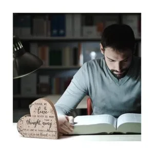 Placa decorativa con texto en inglés condolencia para la_5
