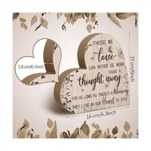Placa decorativa con texto en inglés condolencia para la_3