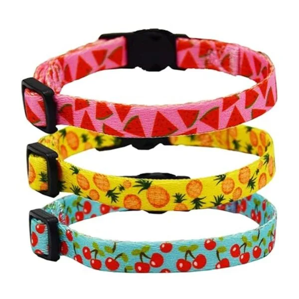 Collar de gato de frutas con campanilla de seguridad_5