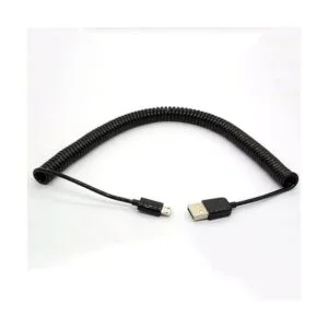 BSHTU Cable USB a micro USB en espiral de resorte USB 2.0_2