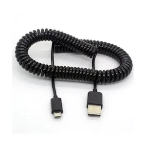 BSHTU Cable USB a micro USB en espiral de resorte USB 2.0_6