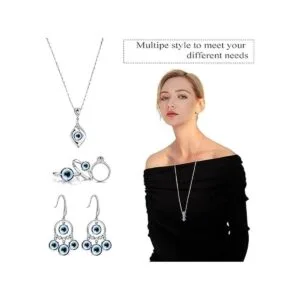 400 cuentas de mal de ojo azul para hacer joyas dijes de_2