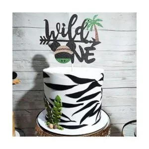 Mickey Safari Decoración de fiesta de primer cumpleaños_5