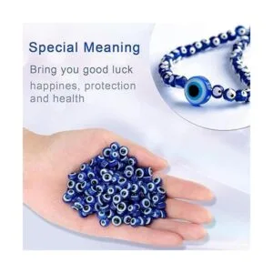 400 cuentas de mal de ojo azul para hacer joyas dijes de_6