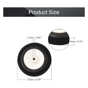 Fielect Juego de neumáticos y ruedas de esponja súper_2