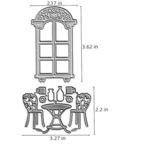 Troqueles de corte de flores de ventana troqueles de mesa_2