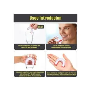 Paquete de 2 protectores bucales deportivos con correa_2