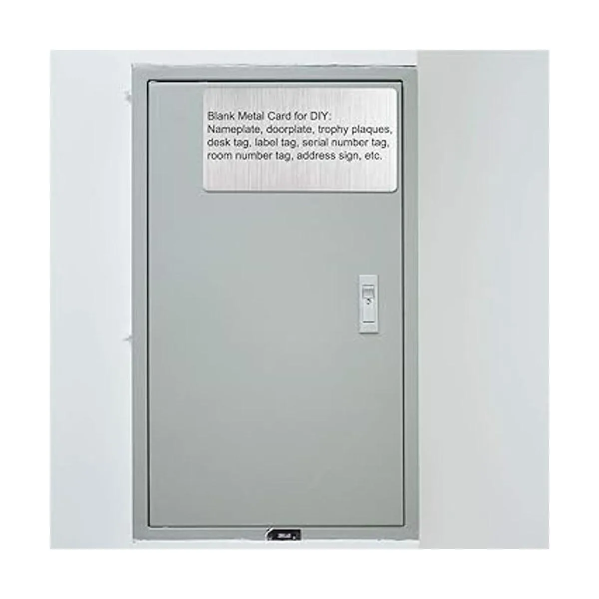 uxcell Tarjeta de metal en blanco de 3.150 x 1.575 x 0.016_4