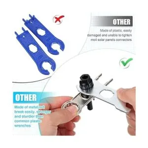 6 piezas de herramientas de conector de panel solar llave_5