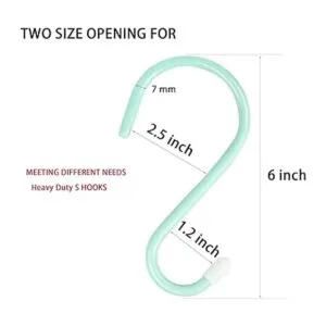 DINGEE Ganchos en S grandes y resistentes de 6 pulgadas_5