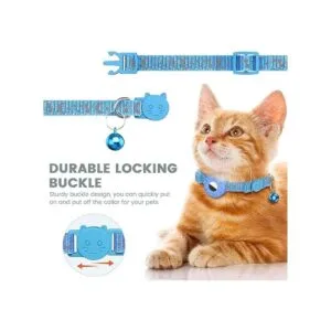 Airtag Collar de gato collar refectivo para gato con_4