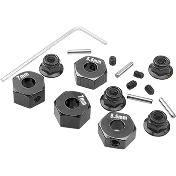 ShareGoo Bujes hexagonales de aluminio de 0.472 in y_2