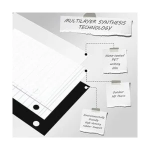 Paquete de 4 tiras magnéticas de papel para cuadernos_6