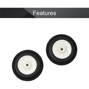 Fielect Juego de neumáticos y ruedas de esponja súper_3