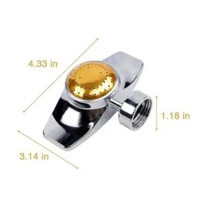 Aspersor de punto de metal 360 grados cuadrados círculo_2