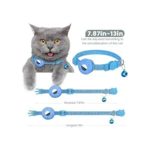 Airtag Collar de gato collar refectivo para gato con_2