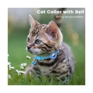 Airtag Collar de gato collar refectivo para gato con_7