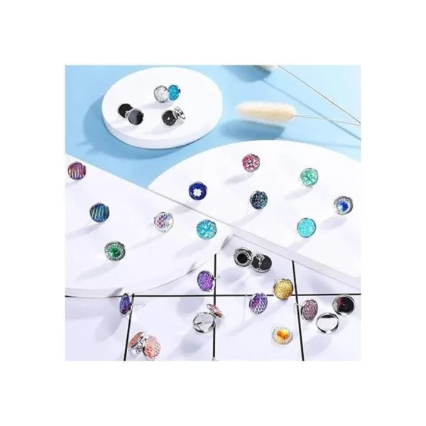 El kit de 300 aretes de tuerca incluye 100 piezas de acero_6