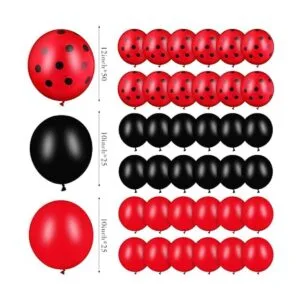 100 piezas de suministros de mariquita para fiestas_2