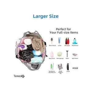 Temede Bolsa de malla para ducha cesta grande para ducha_4