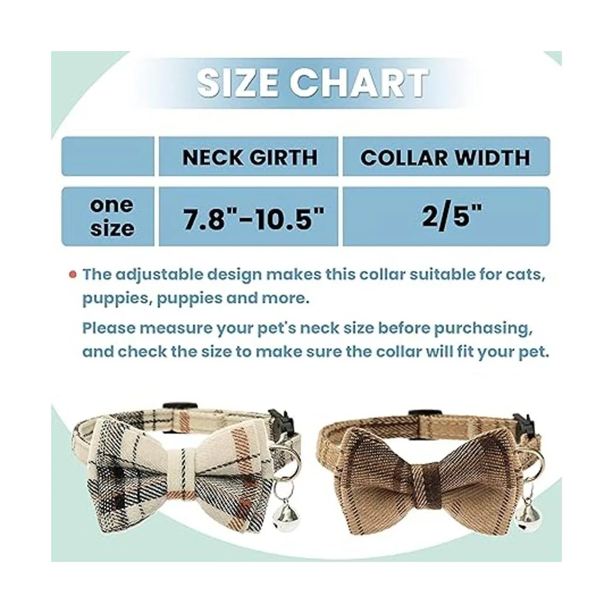 JVVGPET Breakaway Collares de gato Lindo collar de gato_2