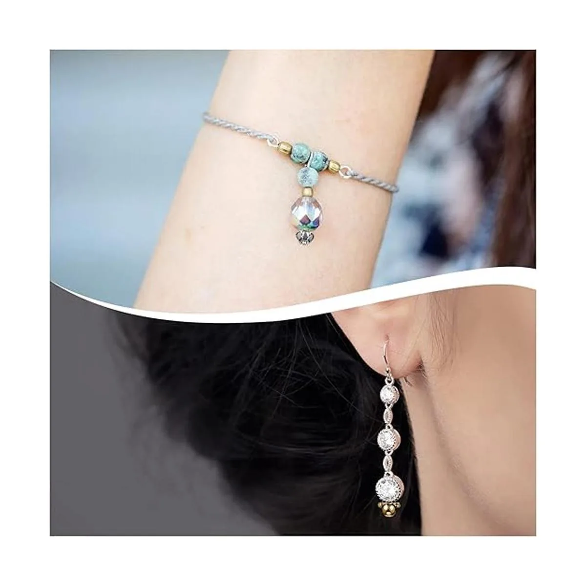 60 alfileres de cabeza de joyería de colores mezclados_5